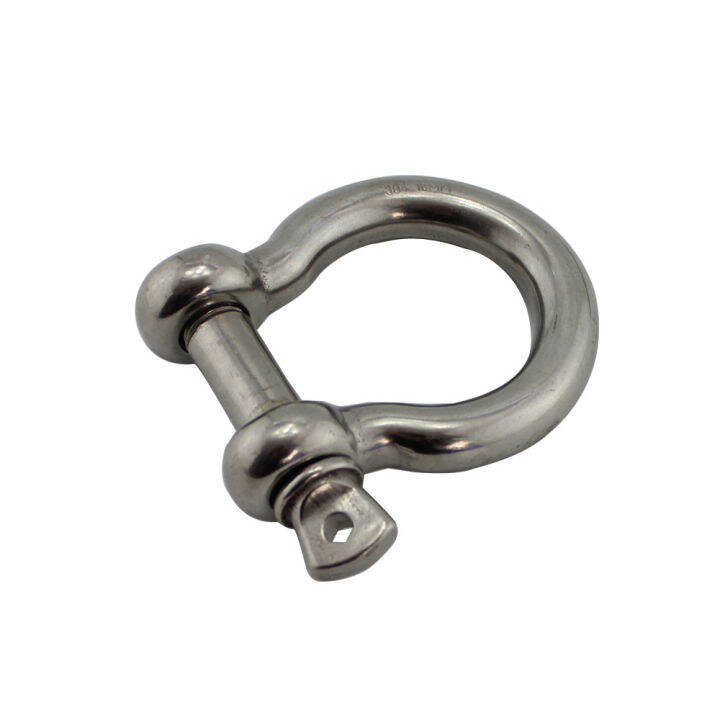 5pcs Bow Shackle With Screw Pin 304 Stainless Steel 4mm 5mm 6mm 8mm 10mm Stainless Steel Lifting