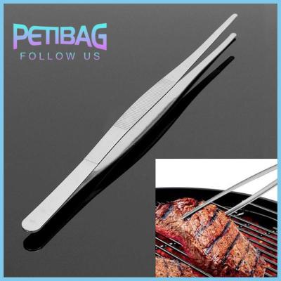 PETIBAG ร้านอาหาร บุฟเฟ่ต์ ครัว สแตนเลส แหนบบาร์บีคิว เครื่องมือ Churrasco แหนบอาหาร คลิปเนื้อ