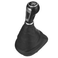 Car Leather Gear Shift Knob Frame Gear Lever Dust Boot Cover for Seat Leon II/Toledo III Altea XL