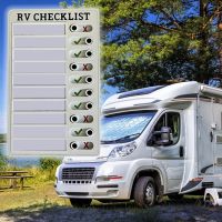 Checklist Memo Board Portable Daily Affairs Checklist Plastic w/ Slider Chores RV To Do List Notepad Forming Good Habit