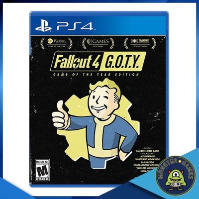 Fallout 4 Game of The Year Ps4 แผ่นแท้มือ1!!!!! (Ps4 games)(Ps4 game)(เกมส์ Ps.4)(แผ่นเกมส์Ps4)(Fallout 4 G.O.T.Y Ps4)(Fall out 4 GOTY Ps4)