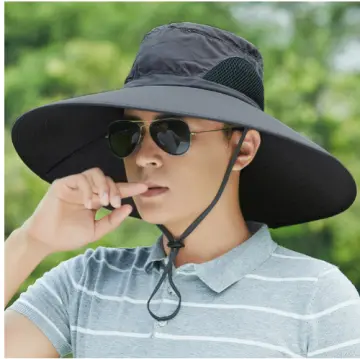 Buy Large Brim Neck Guard Tippet Sun Hat online