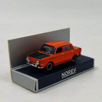 Diecast โลหะผสม1:87 Scale 1974 SIMCA 1000รถรุ่นสีส้มสำหรับผู้ใหญ่คลาสสิกคอลเลกชันจอแสดงผล Static ตกแต่ง Ornament