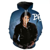 Sudadera con capucha con estampado 3D de Michael Jackson para hombre, mujer y niño, ropa de calle de estilo Hip Hop, jersey de gran tamaño Harajuku, 2023