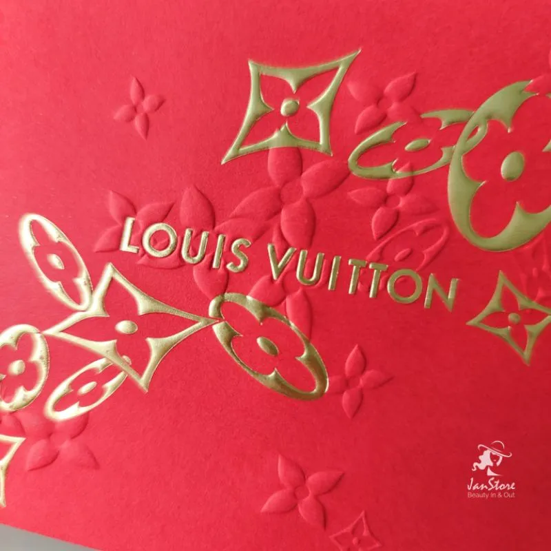 Louis Vuitton CNY LV red packets envelopes 1box x 8pcs