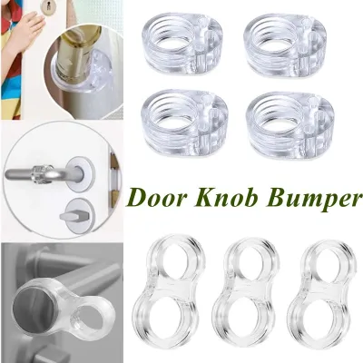 5PCS Protective Door Stopper Transparent Handle Buffer Multifunctional Baby Safety Shockproof Pad Walls Furniture Home Supplies