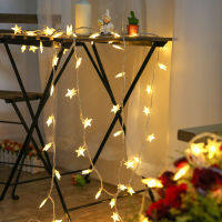 LED Starขนาดเล็กไฟกระพริบStringไฟStarry Roomตาข่ายตกแต่งสีแดงห้องนอนโรแมนติกสาวนักเรียน