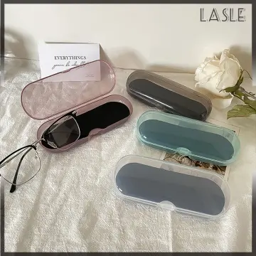 Hard Matte Slim Metal Glasses Case Holder Box Eyeglasses box Eyeglasses Case  BLACK 