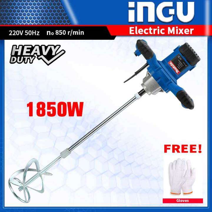 Electric cement mixer 6 Variable Speed paint concrete mixer Lazada PH