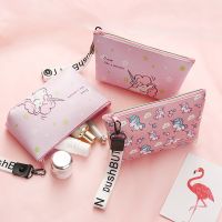 Fashion Unicorn Cosmetic Bag Travel Case Portable Waterproof Wash Makeup Bag Kids Pencil Case Student Pen Pouch Organizer Holder