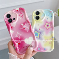 Watercolour เคส Case VIVO Y35 Y16 Y22 Y22s T1x Y33T Y33s Y21T Y21A Y21s Y21 4G 5G สุดสร้างสรรค์ลาย เคส ฝาหลังซิลิโคนนิ่ม เคสโทรศัพท์ 2023ประกายระยิบระยับศิลปะใหม่