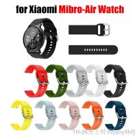 【LZ】❣  Silicone Watchbands For Xiaomi Mibro Air Smart Watch Straps xaomi xiomi xiami xioami Solid Color Silica Gel Bracelet Straps Band