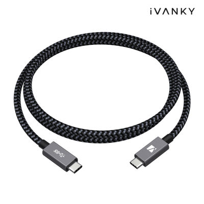 iVANKY USB-C To USB-C GEN 2 Cable [Output for 20V 5A 100W Up to 10Gbps data transfer] รับประกัน 1ปี