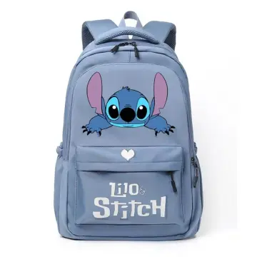 New 3pcs Stitch Backpack Pen Case Lunch Bags Anime School Bags For Boys  Girls Gift Capacity Laptop School Mochilas