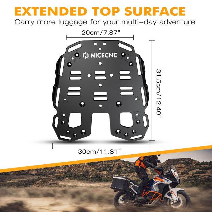 nicecnc-motorcycle-accessories-rear-luggage-rack-for-ktm-1290-super-adventure-2021-2023-for-soft-luggage-tool-bags-roll-bags