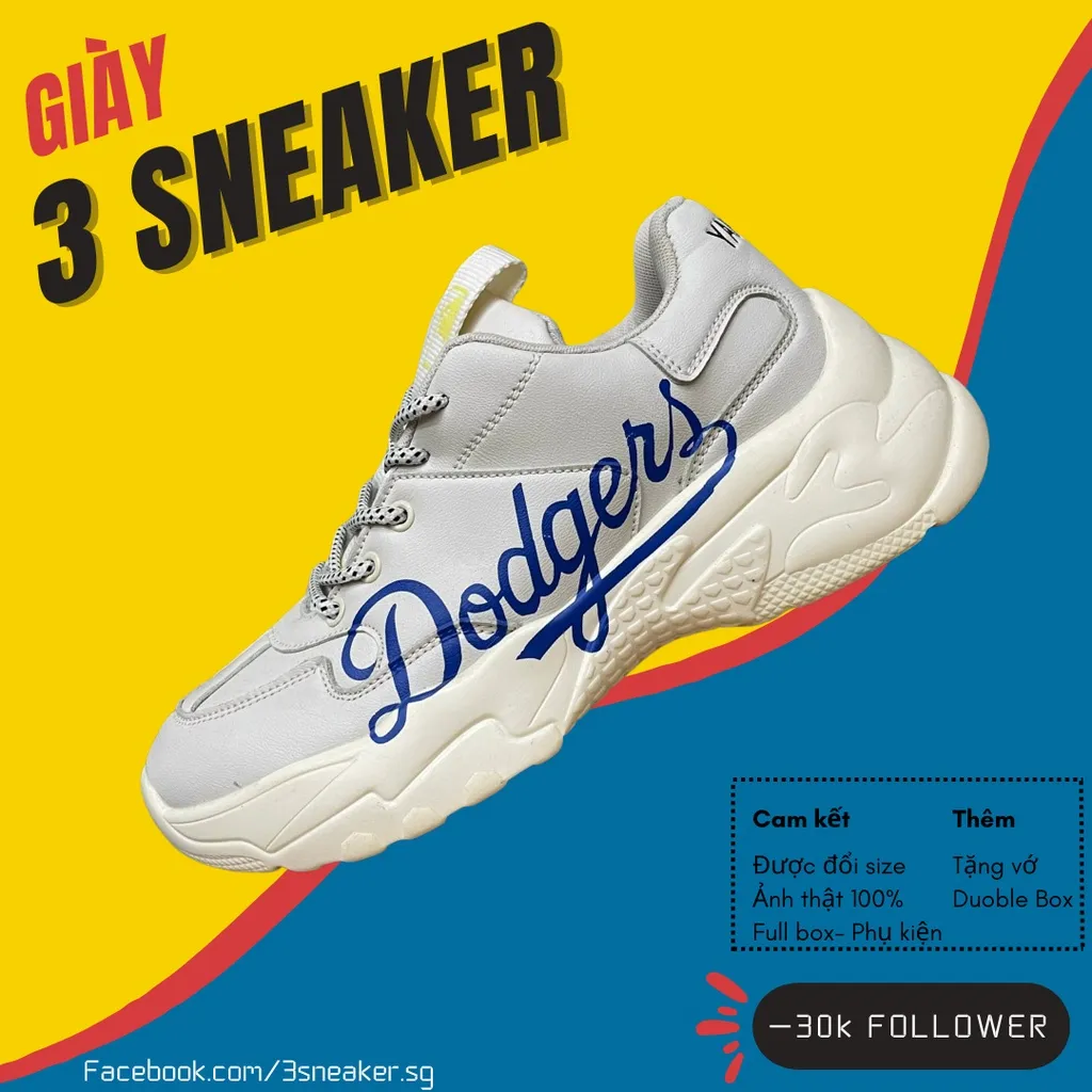 Siêu lòng cùng 6 mẫu giày MLB Dodgers độc đáo của thương hiệu MLB