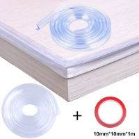 Baby Corner Protect Strip Transparent PVC Protection Strip Anti-bumb Kid Safety Table Furniture Angles Guards With Adhesive Tape