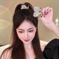 【YF】✼♙  Rhinestone Hair Pin Claws Ponytail Grab Fixed Hairpin Accessories for 헤어핀 성인