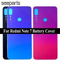 เคสฝาหลังกระจกสำหรับ Xiaomi Redmi Note 7ฝาหลังปิดโทรศัพท์ด้านหลังตัวถังกลางอะไหล่สำรอง Note 7 Pro