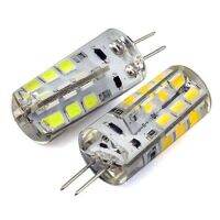 10PCS G4 Bi-Pin หลอดไฟ LED 2.5W 24LED SMD 2835เทียบเท่า25W หลอดฮาโลเจนเปลี่ยน Flicker ฟรี DC12V