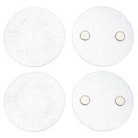 Magnetic Adhesive Pads 70mm Smoke Detector Installation Tool for Smoke Fire Alarm Household Security Systems