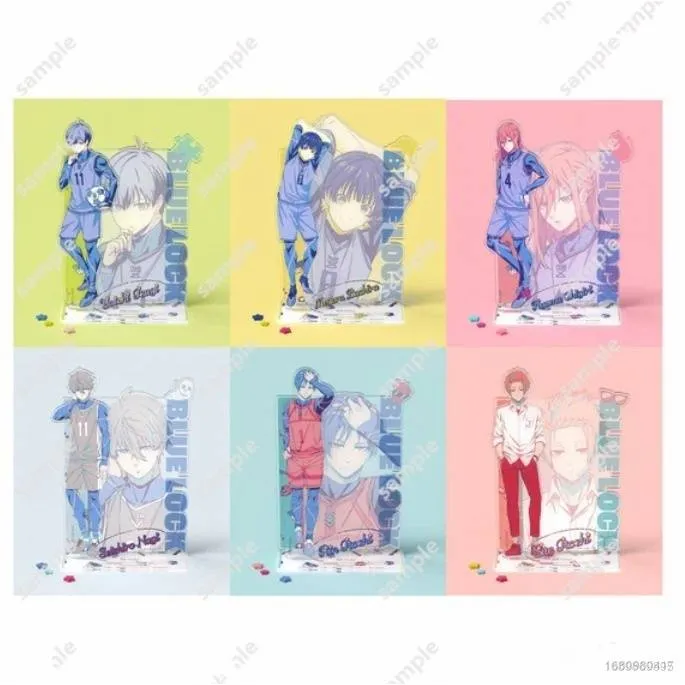 XP Blue Lock Anime Figure Mode Rabbit Ear Yukimiya Sae Nagi Rin Isagi Plate  Holder Home Decor Collection Ornament Gift PX