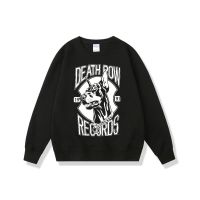 Death Row Records Sweatshirt Dobermann Graphic Crewneck Sportswear Unisex Snoop Doggy Dogg Print Pullover Tupac 2pac Sweatshirts Size XS-4XL