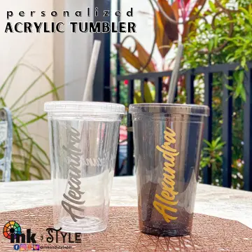 Teacher tumbler custom stainless steelcover and straw