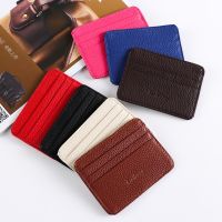 【CC】♘㍿◈  Fashion Mens Small Wallet Leather Money ID Credit Card Holder Coin Purse Business Multi-card Position