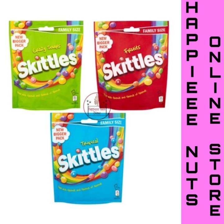 Skittles Crazy Sours Tropical Fruits Family Size 174g | Lazada PH