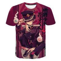 Hanako-Kun ห้องน้ำผูกอะนิเมะ jibaku Shouen Hanako Kun 3D พิมพ์เสื้อยืด streetwear เสื้อยืดผู้ชายผู้หญิงแฟชั่นฮิปฮอปประเดิมท็อปส์