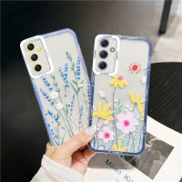 เคสโทรศัพท์ KONSMART สำหรับ Samsung A54 A34 A24 A14 LTE A13 Lite A23 A33 A53 A73 5G โรแมนติกลาเวนเดอร์และเดซี่นิ่มลายดอกไม้ TPU กล้องป้องกันโทรศัพท์ Samsung A52s A52 A32 A72 A22 A12 A71 A51ปลอกสำหรับ Samsung A03 A03s A04 A04s