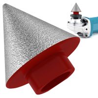 【LZ】✳☋✉  Bit chanfro chanfro profissional afiação rápida resistente diamante escareador broca Cone fresagem bits Tile Finish Hole 35mm 38mm 48mm 50mm