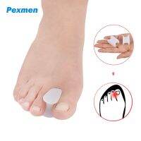 {“》: Pexmen 2/4/10ชิ้นเจลที่คั่นนิ้วเท้า Hallux Valgus Bunion แก้ไขยืดให้ตรงซิลิโคนนิ่มที่ป้องกันนิ้วเท้า Sp เครื่องมือดูแลเท้า