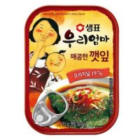 ?Import Item? 우리엄마 깻잎매콤한맛 ใบงาดองซีอิ้วรสเผ็ด Sempio Sesame leaves in Soysauce Spicy 70g