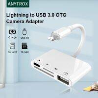 Lightning iPhone to USB 3.0 OTG Camera Adapter/Cable Cord with Charging Lightning iPad to SD/TF Card Reader