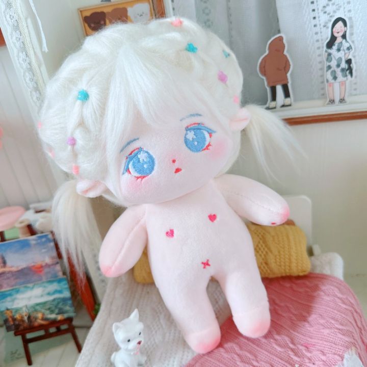 20cm Have a bone Cute Doll White Hair Blue Eyes Cho Mi Yeon Minnie ...