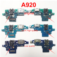 OriginalสำหรับSamsung Galaxy A7/A9 2018 A750 A750F A920 A920Fเครื่องชาร์จUSBชาร์จพอร์ตConnectorสายเคเบิลงอได้แท่นชาร์จ