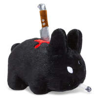 Kidrobot - Backstab Labbit 14" Plush by Frank Kozik- Black