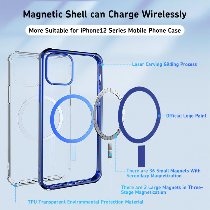 clear-magnetic-electroplating-frame-anti-drop-12-big-hole-11-fine-hole-silicone-phone-case-for-iphone-12-11-pro-max-mini