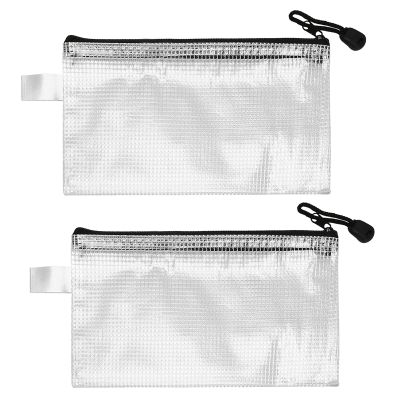 30Pcs B6 Mesh Zipper Pouch 5.3X7.7Inch,Waterproof Zip Bag for School Office Supplies, Puzzles &amp; Games Organizing Storage