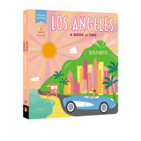 Hello World Los Angeles Time Book English Enlightenment paperboard Book parent-child happy time childrens bedtime story picture book