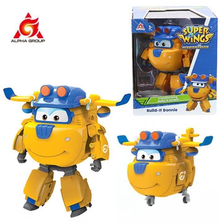 Super Wings 5 Inches Transforming Jett Dizzy Donnie Mira Action Figures ...