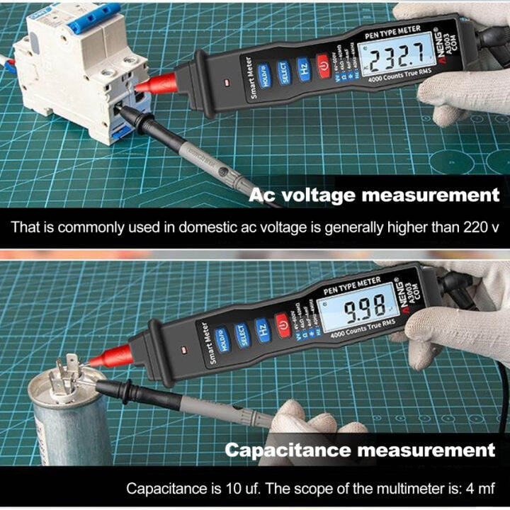 a3003ดิจิตอลสากล-panee-เครื่องมือนับ4000และไม่สัมผัส-ac-dc-แรงดันไฟฟ้าตัวเก็บประจุ-teste