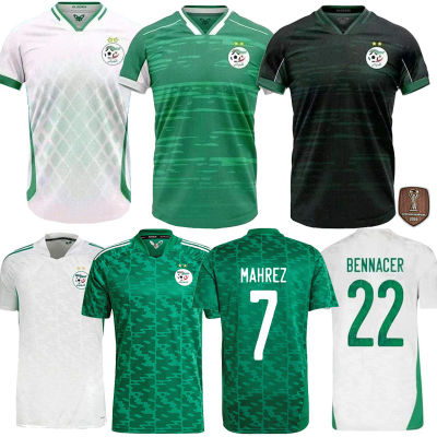 New 2022 2023 Algeria MAHREZ FEGHOULI Soccer Jerseys 2022 Maillot de foot Casual SLIMANI BENNACER ATAL Home Away Football Shirt