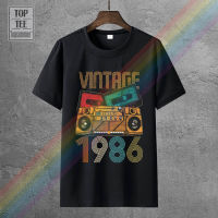 Vintage 1986 Fun 35Th Birthday Gift Tshirt Tshirts Logo Funny Aesthetic Tshirt Retro Tee Gildan Spot 100% Cotton