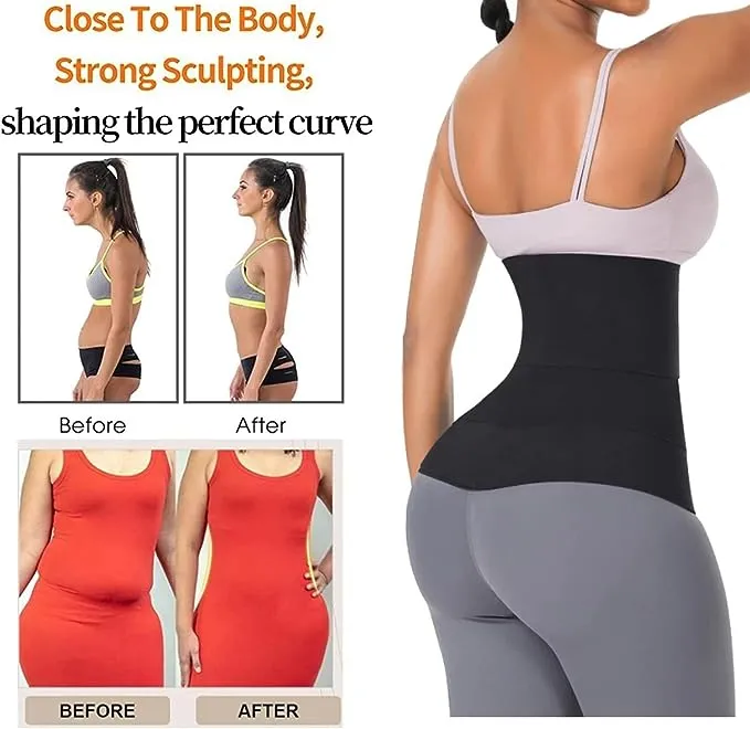 Waist Trainer Wrap for Women Tummy Control Waist Shaper with Loop