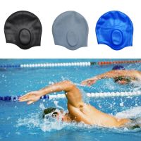 Silicone Swimming Caps Waterproof Diving Equipment Ear Protect Men Women Beach Bathing Cap Long Hair Wrap Sports Swim Hat Swim Caps