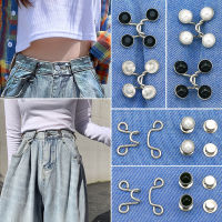 27/32 ซม.หมุดโลหะเสื้อผ้าตะขอกางเกงยีนส์กางเกงกระชับเอวคลิป BUCKLE Rivet ปุ่ม DIY ที่มองไม่เห็นปรับเสื้อผ้าปุ่มชุด-Wefdger