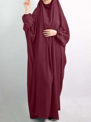 【YF】 Women Muslim Hijab Dress Eid Prayer Garment Jilbab Abaya Long Khimar Full Cover Ramadan Gown Abayas Clothes Niqab